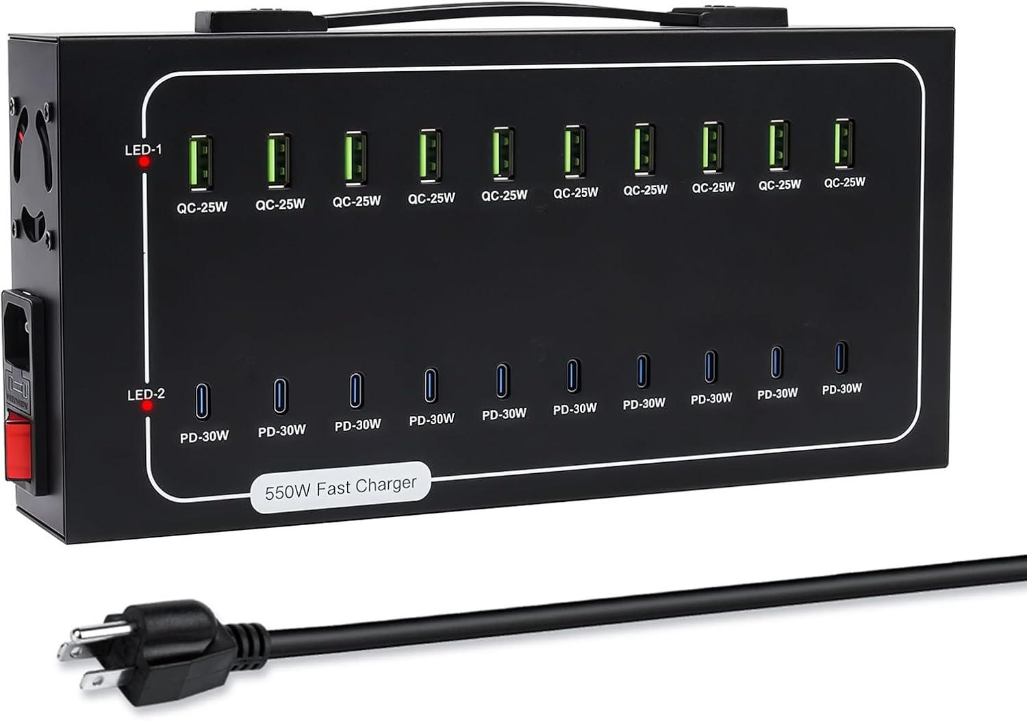 Read more about the article 550W USB Charging Station