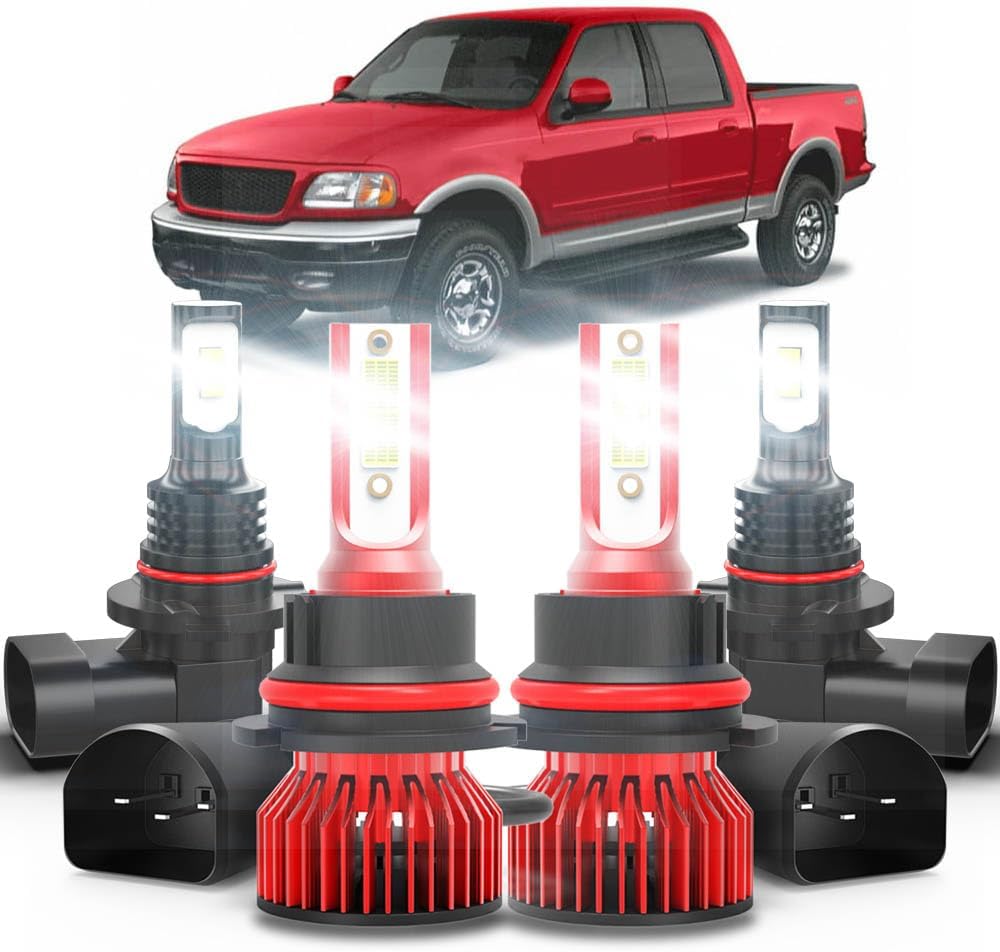 Read more about the article Fit for Ford F150 1997 1998 1999 2000 2001 2002 2003, 500% Brightness 9007