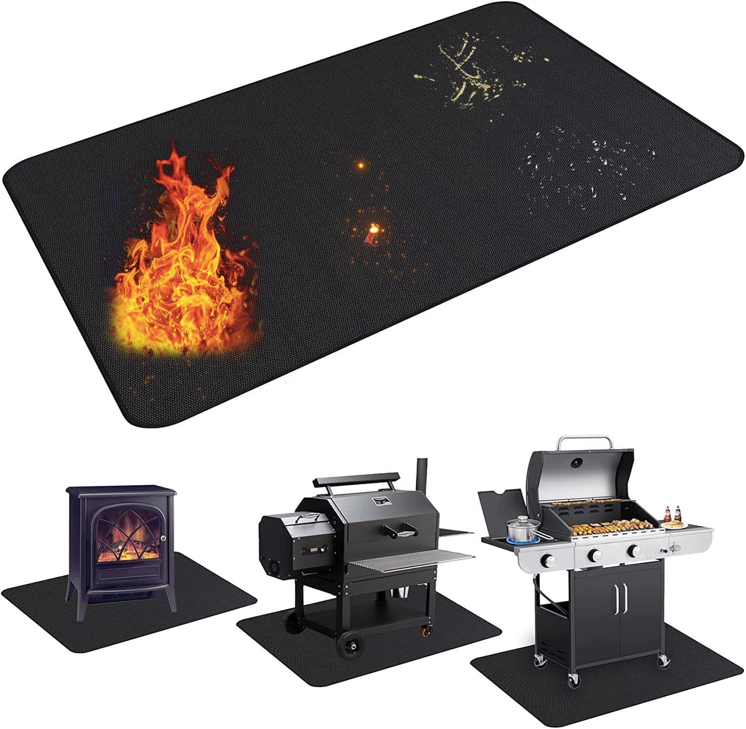 Read more about the article Large 65 x 48 inches Under Grill Mat