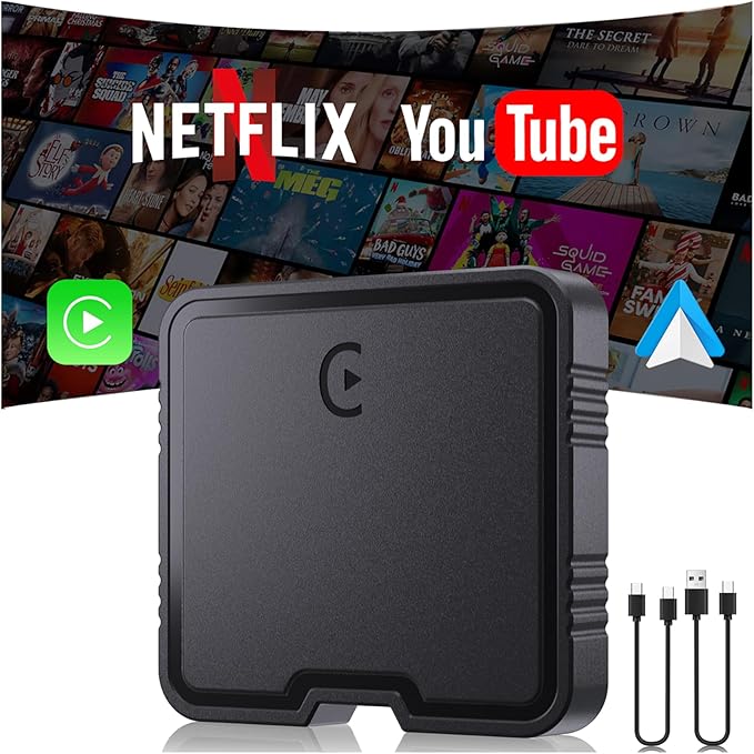 Read more about the article Wireless Carplay Adapter with Netflix YouTube TF Card
