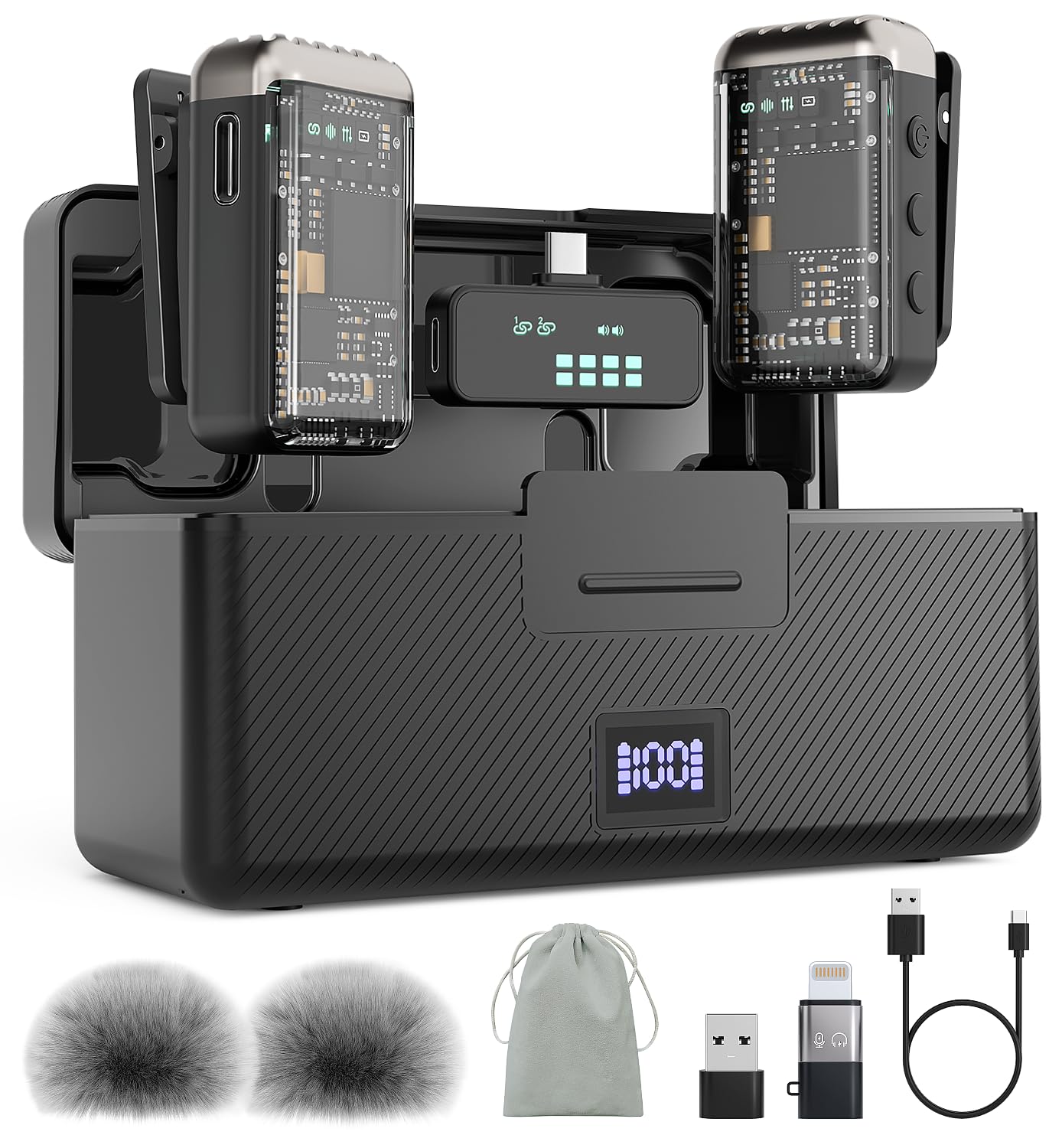 Read more about the article Microphone for iPhone with Charging Case