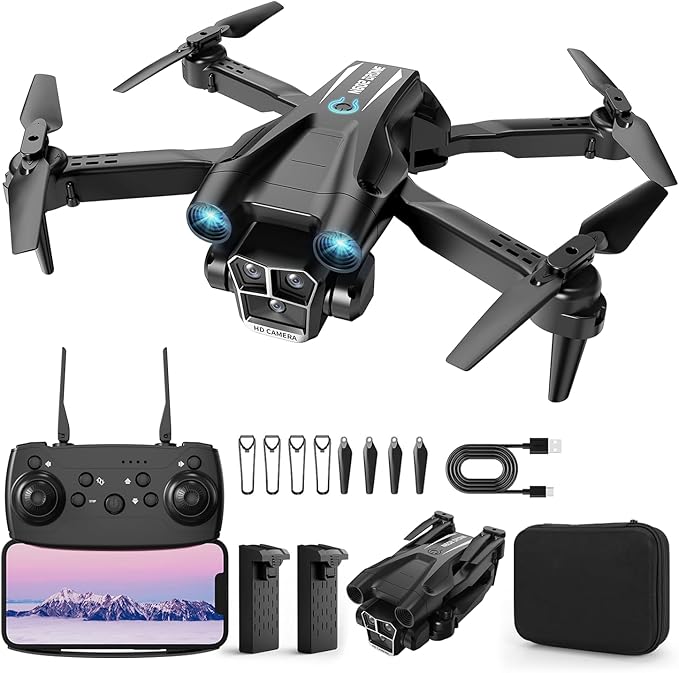 Read more about the article Drone with Camera 1080P HD, Mini Drone for Beginners Kids Adults, RC Quadcopter with 2 Batteries