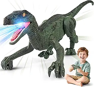 Read more about the article Dinosaur Toys for Kids 3-5, 5-7, 8-12, 2.4GHz Remote Control Dinosaur with Walking