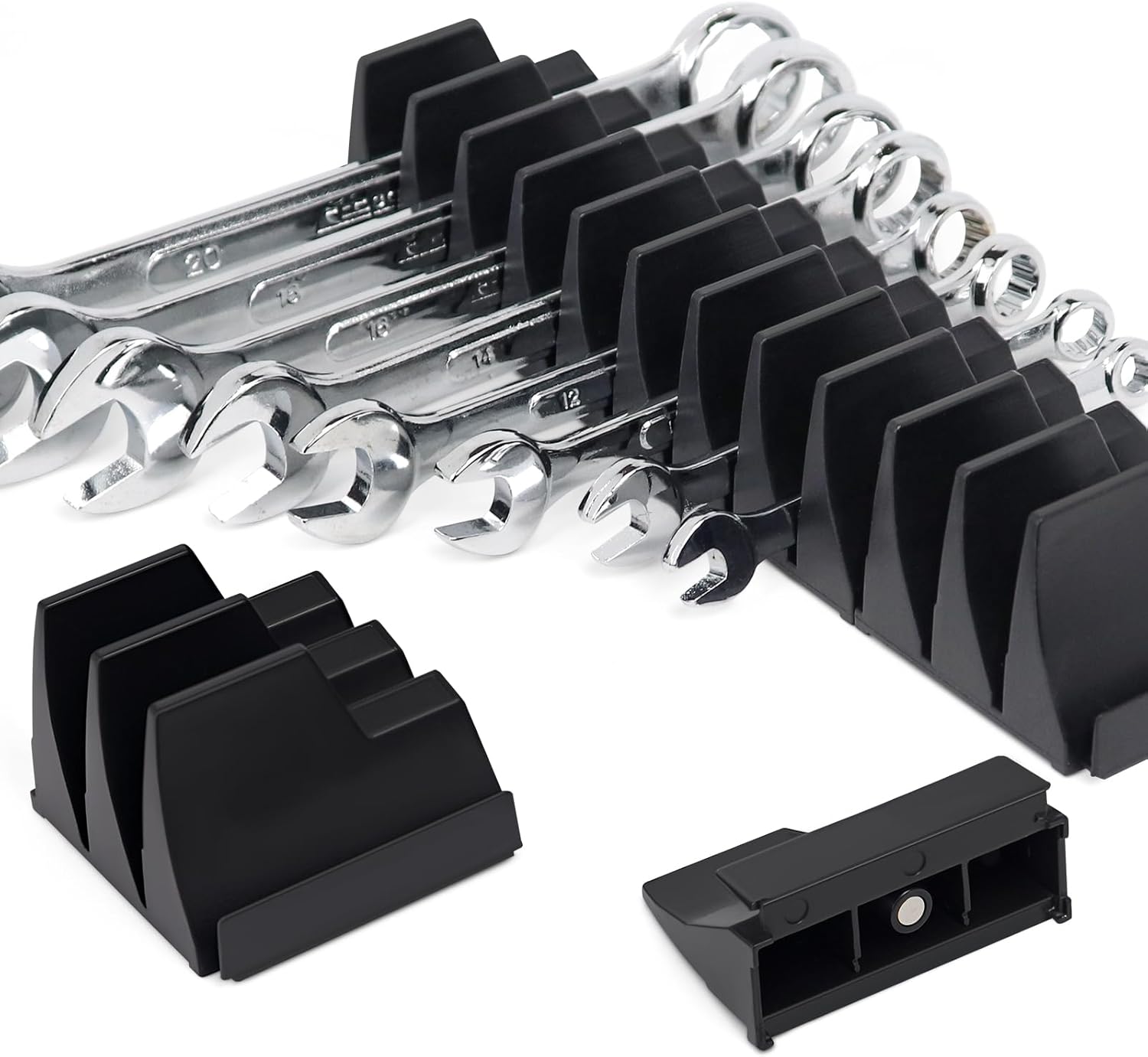 Read more about the article Magnetic Wrench Organizers 21-Slot, Tool Holder for Wrench
