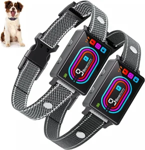 Dog Bark Collar 2 Pack, 2025 Smart Bark Collar for Dogs Large Medium Small 5-130 lbs